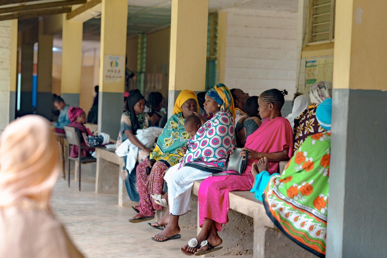Patients watiting at Kilifi County’s Rabai Sub-County Hospital.