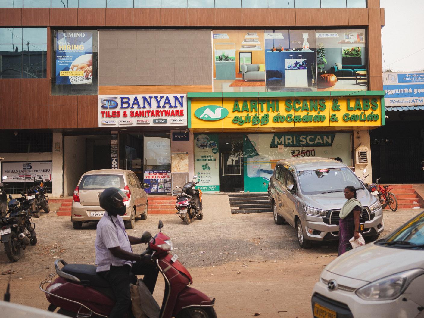 The Kolathur center is part of Aarthi Scans & Labs.